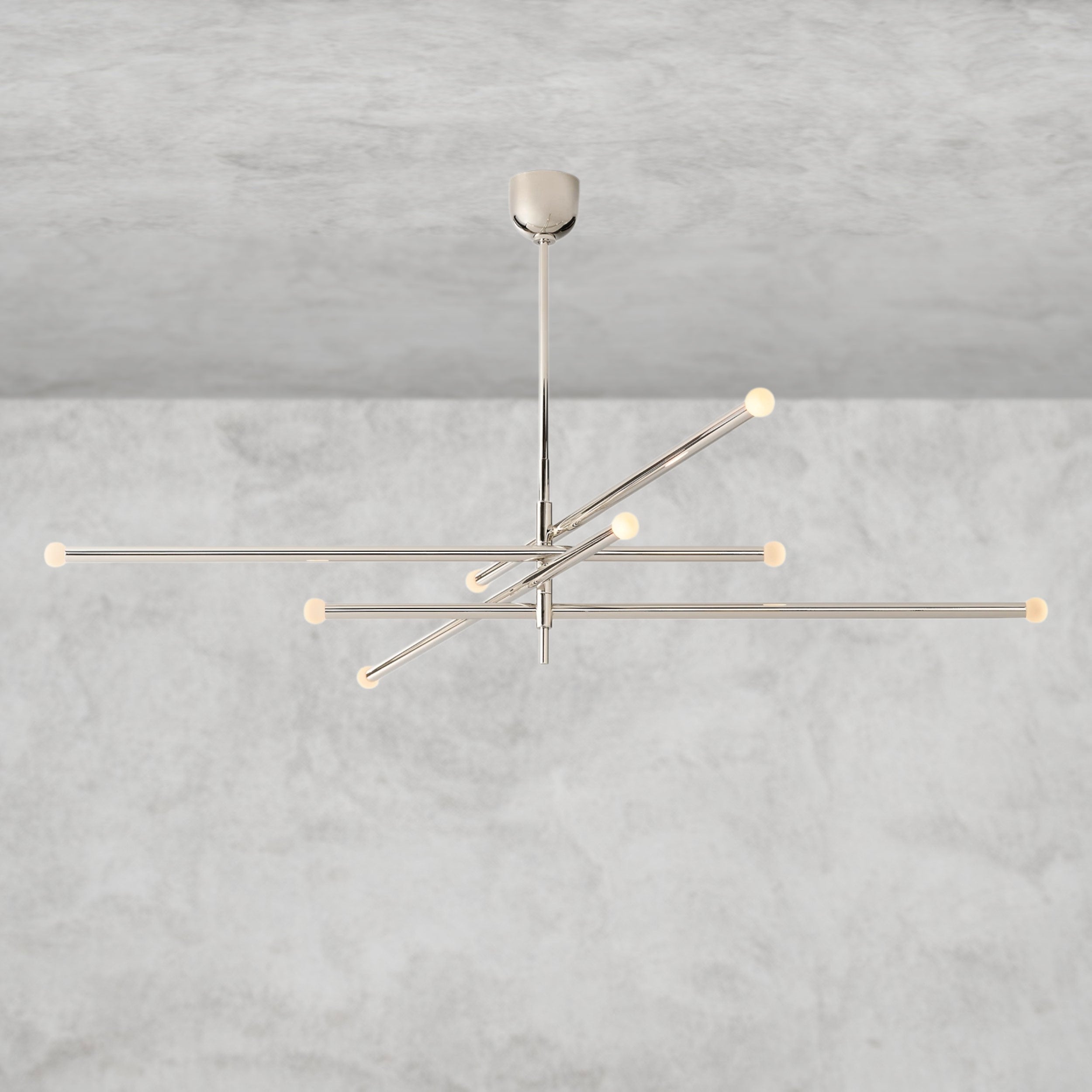 ROUSSEAU 8-LIGHT MOBILE ORB CHANDELIER 53", 68"